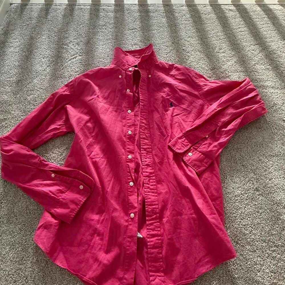 Ralph-lauren Women's Pink and Red Polo-shirts